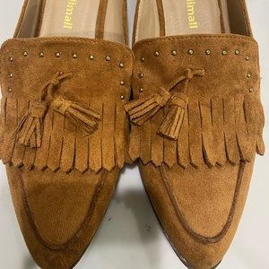 Jolimall cognac mule size 9